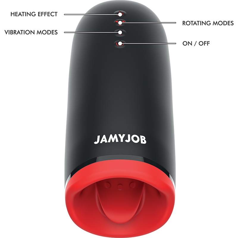 Jamyjob - Masturbatore Spin-X Con Riscaldamento E Rotazione