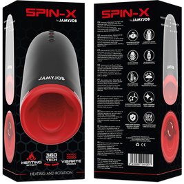 Jamyjob - Masturbatore Spin-X Con Riscaldamento E Rotazione