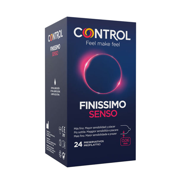 Control Adapta Preservativi Sensibili 24 Pezzi | Benessere Intimo
