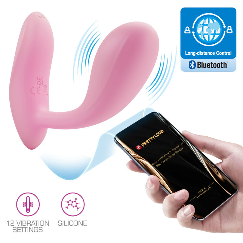 Pretty Love Baird Vibratore Punto G Smart App Rosa - immagine 8