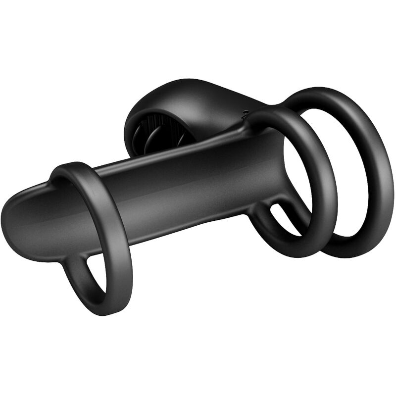 Pretty Love - Guaina Per Pene Jammy 12 Vibrazioni Con Lingua In Silicone Ricaricabile