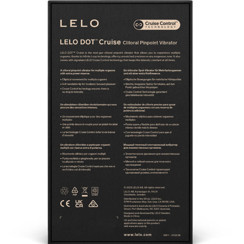 LELO DOT Cruise: Stimolatore Clitorideo con Tecnologia Cruise Control e Infinite Loop