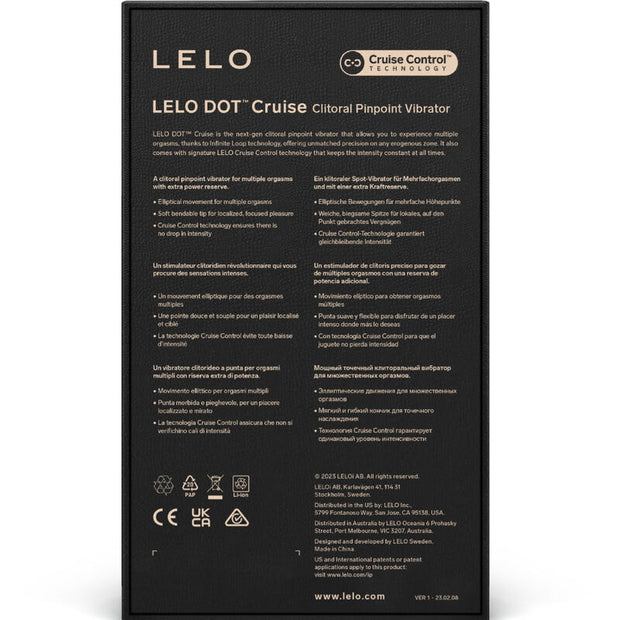 Lelo - Stimolatore Clitorideo Giallo Dot Cruise