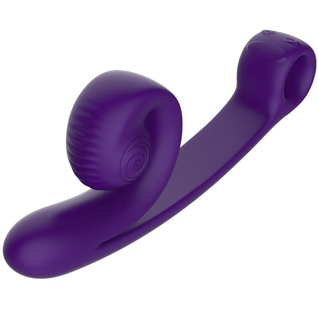 Snail Vibe Curva Viola - Vibratore Doppia Stimolazione Hi-Tech