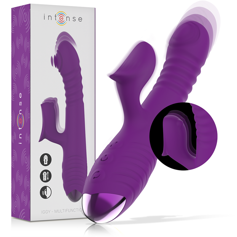 Intense Iggy Vibratore Rabbit Ricaricabile con Doppia Stimolazione