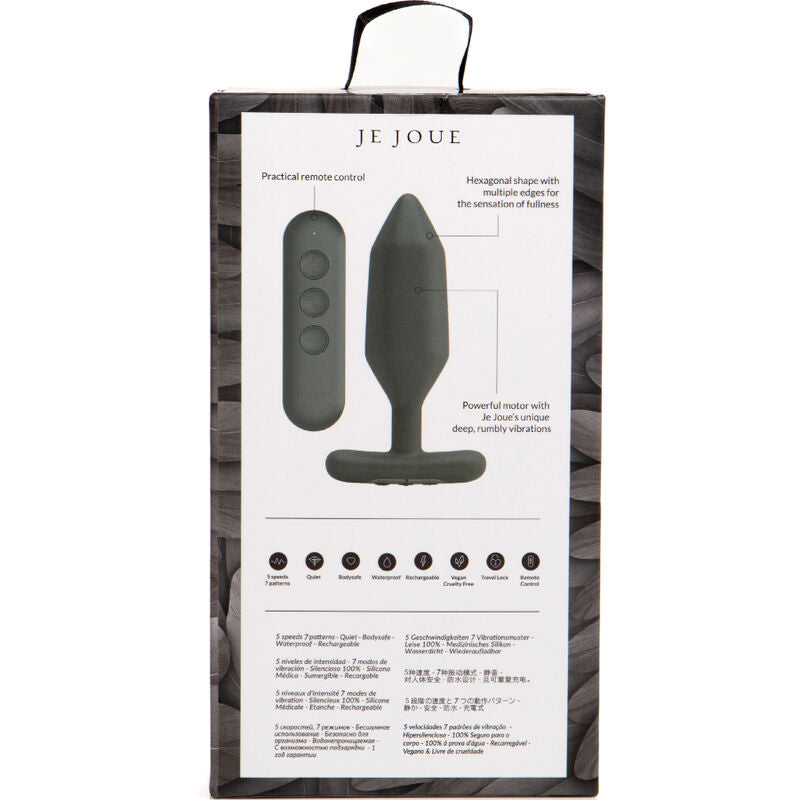 Je Joue Onyx Plug Vibrante con Telecomando in Silicone Premium - immagine 5
