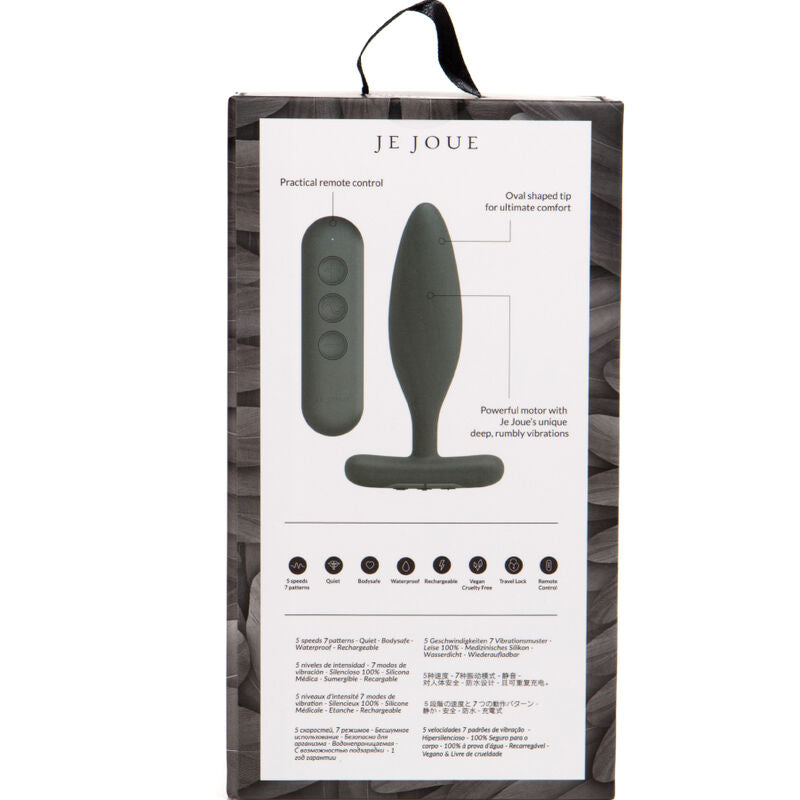 Je Joue - Vibratore Plug Anale Vesta Nero
