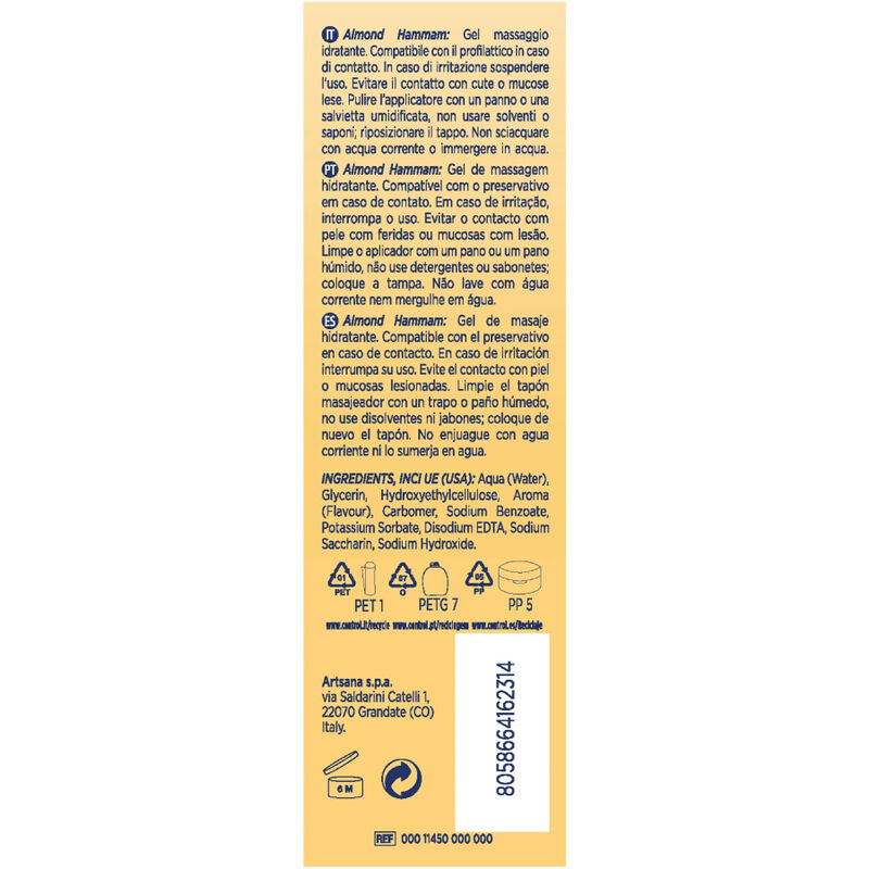 Control - Gel Massaggio Hammam Alla Mandorla 3 In 1 200 Ml