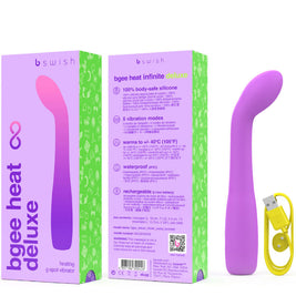 B Swish - Bgee Heat Infinite Deluxe Vibratore Ricaricabile In Silicone Lavanda