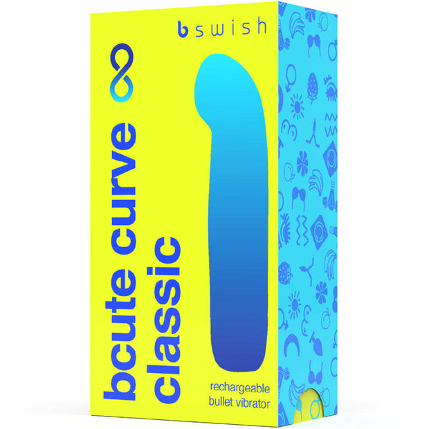B Swish - Bcute Curve Infinite Classic Vibratore Ricaricabile In Silicone Giallo