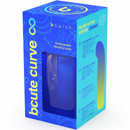 B Swish - Bcute Curve Infinite Classic Edizione Limitata Vibratore Ricaricabile In Silicone Blu