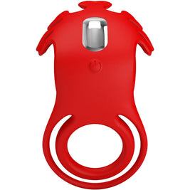 Pretty Love - Ruben Anello Vibratore 7 Vibrazioni Silicone Rosso