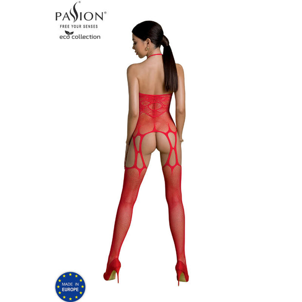 Passion - Collezione Eco Bodystocking Eco Bs002 Rosso
