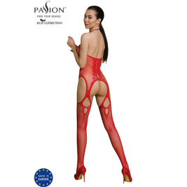 Passion - Collezione Eco Bodystocking Eco Bs013 Rosso