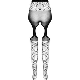PASSION - COLLEZIONE ECO BODYSTOCKING ECO S005 BIANCO