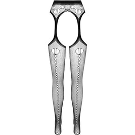 PASSION - COLLEZIONE ECO BODYSTOCKING ECO S008 NERO