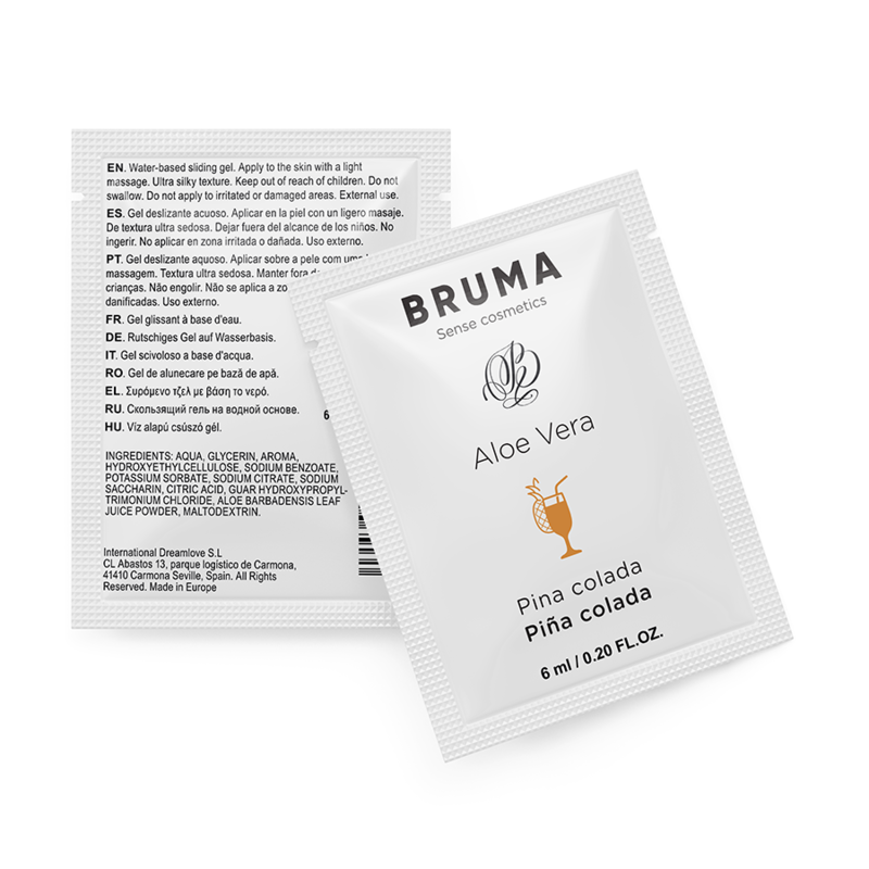 Bruma Gel Lubrificante Aloe Vera Gusto Piña Colada Monodose 6ml