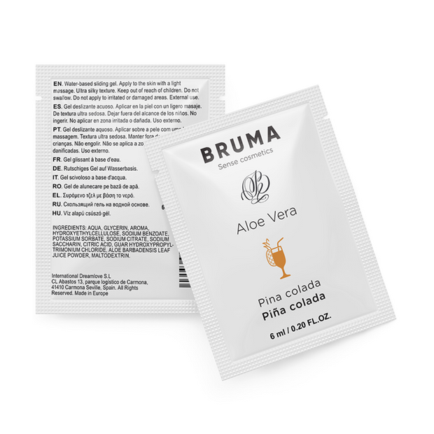 Bruma Gel Lubrificante Aloe Vera Gusto Piña Colada Monodose 6ml
