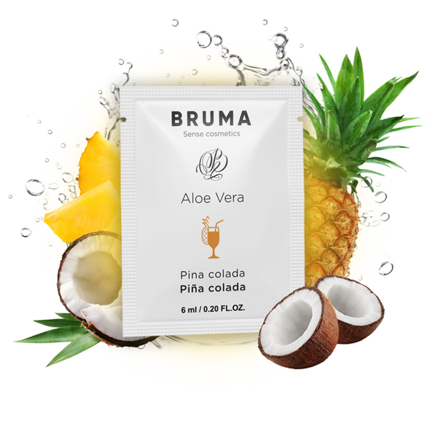 Bruma Gel Lubrificante Aloe Vera Gusto Piña Colada Monodose 6ml - immagine 2