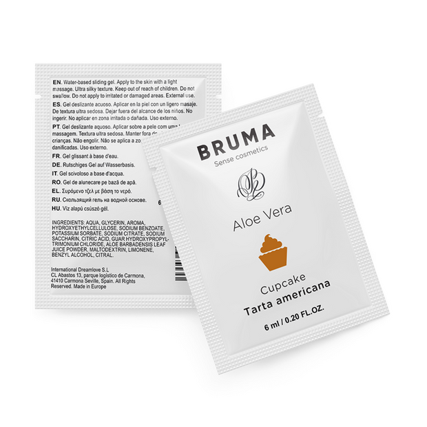 Bruma Gel Scorrevole Aloe Vera Gupcake Monodose 6ml Body-Safe