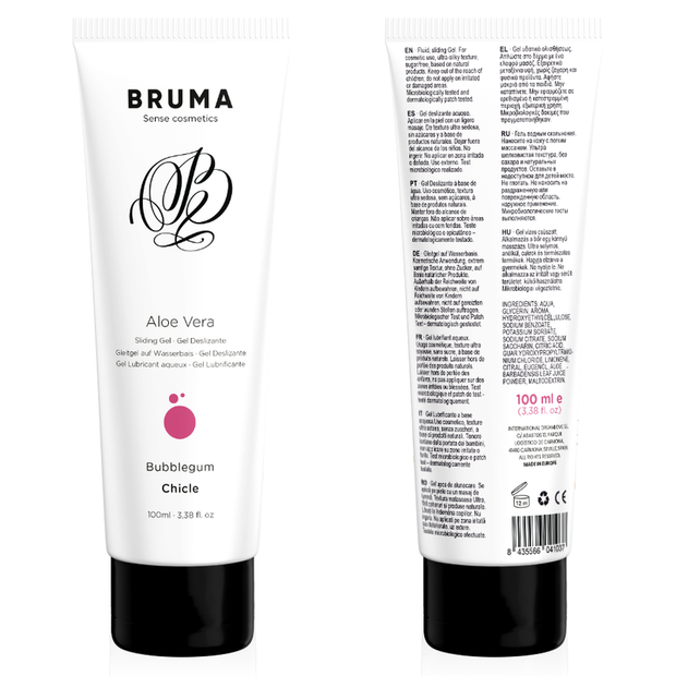 Bruma Gel Scorrevole Aloe Vera Gusto Bubblegum 100ml Body-Safe