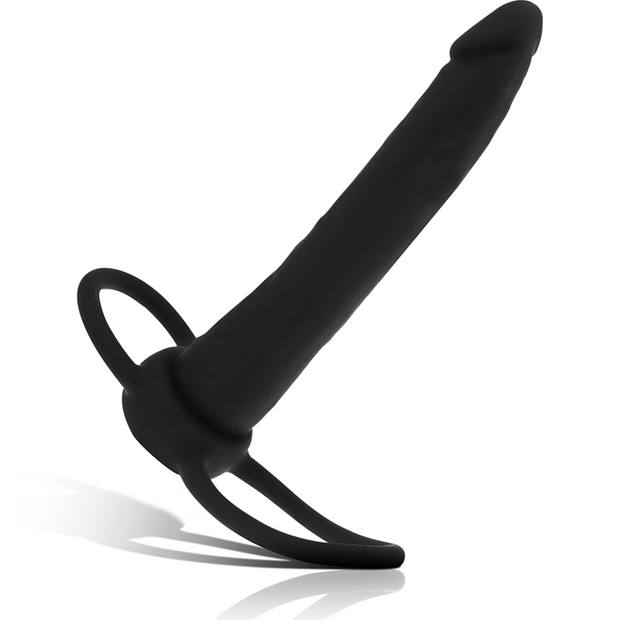 Mitologia - Dildo Anale Cobi Onyx Con Anello Per Cazzo E Testicoli 13 Cm In Silicone