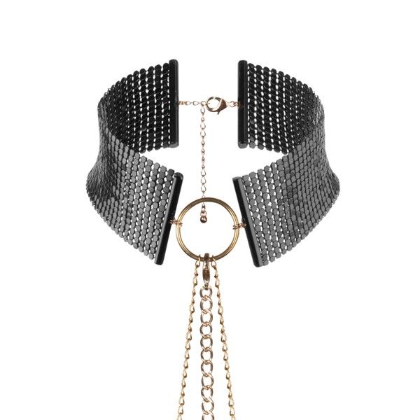 Bijoux Indiscrets Désir Métallique Collana Metallica Nera Premium - immagine 2