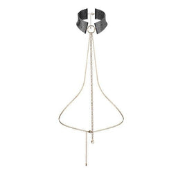 Bijoux Indiscrets Désir Métallique Collana Metallica Nera Premium - immagine 3