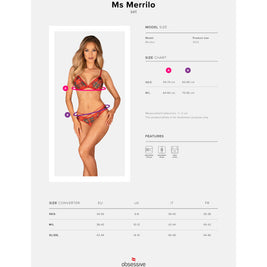Obsessive - Ms Merrilo Set Due Pezzi Xs/S