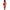 PASSION - BS094 BODYSTOCK ROSSO TAGLIA UNICA