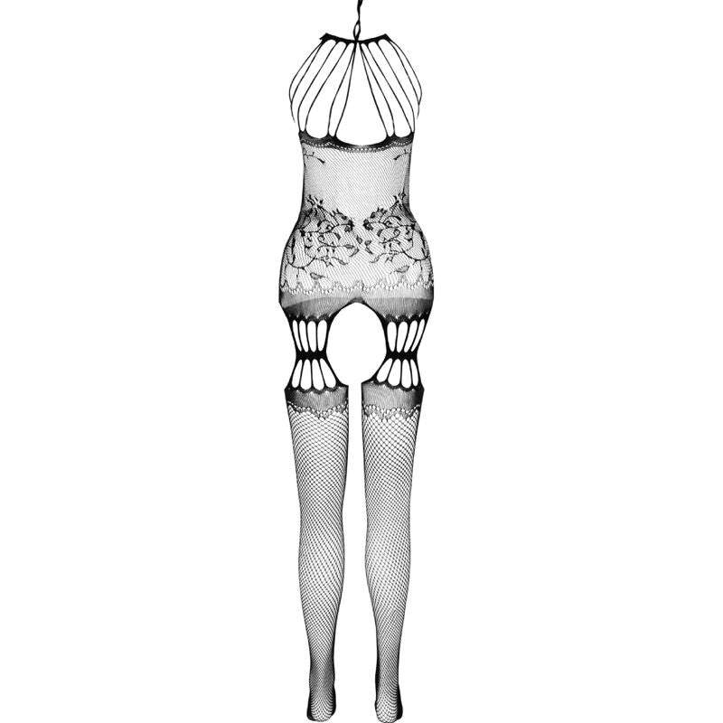 Passione - Bs095 Bodystocking Rojo Talla Unica