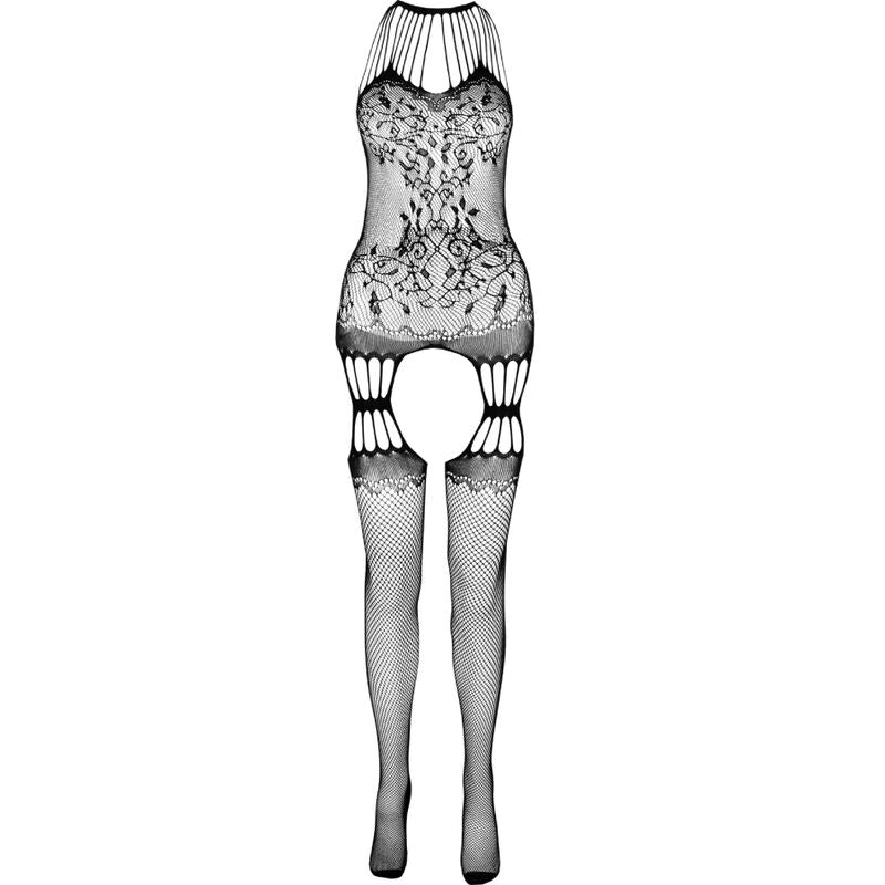 Passione - Bs095 Bodystocking Rojo Talla Unica