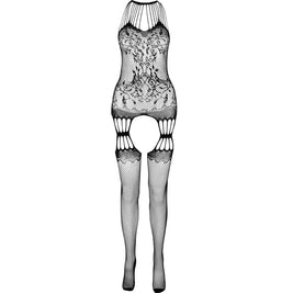 Passione - Bs095 Bodystocking Rojo Talla Unica