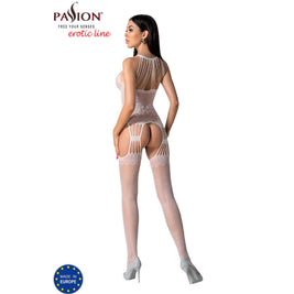 Passione - Bs095 Bodystocking Rojo Talla Unica