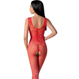 Passione - Bs098 Bodystocking Negro Talla Unica