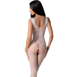 Passione - Bs098 Bodystocking Negro Talla Unica