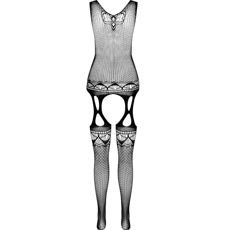 Passione - Bs099 Bodystock Negro Talla Unica