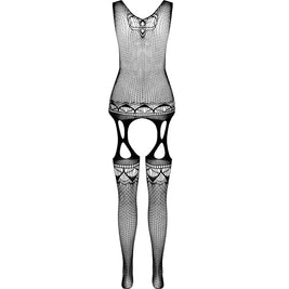 Passione - Bs099 Bodystock Negro Talla Unica