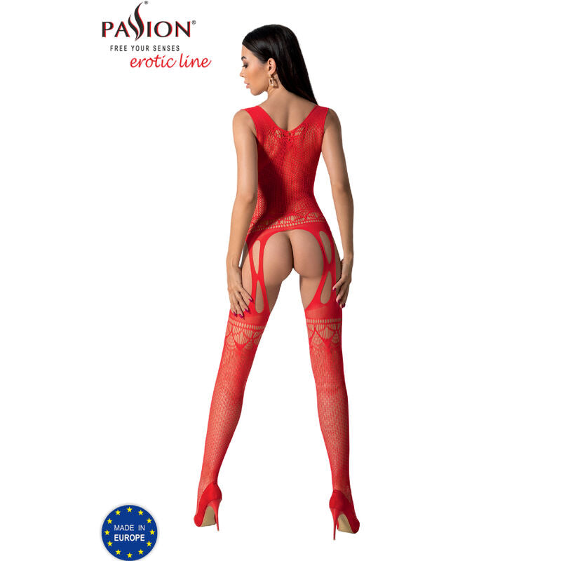Passione - Bs099 Bodystock Negro Talla Unica