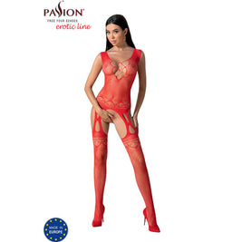 Passione - Bs099 Bodystock Negro Talla Unica