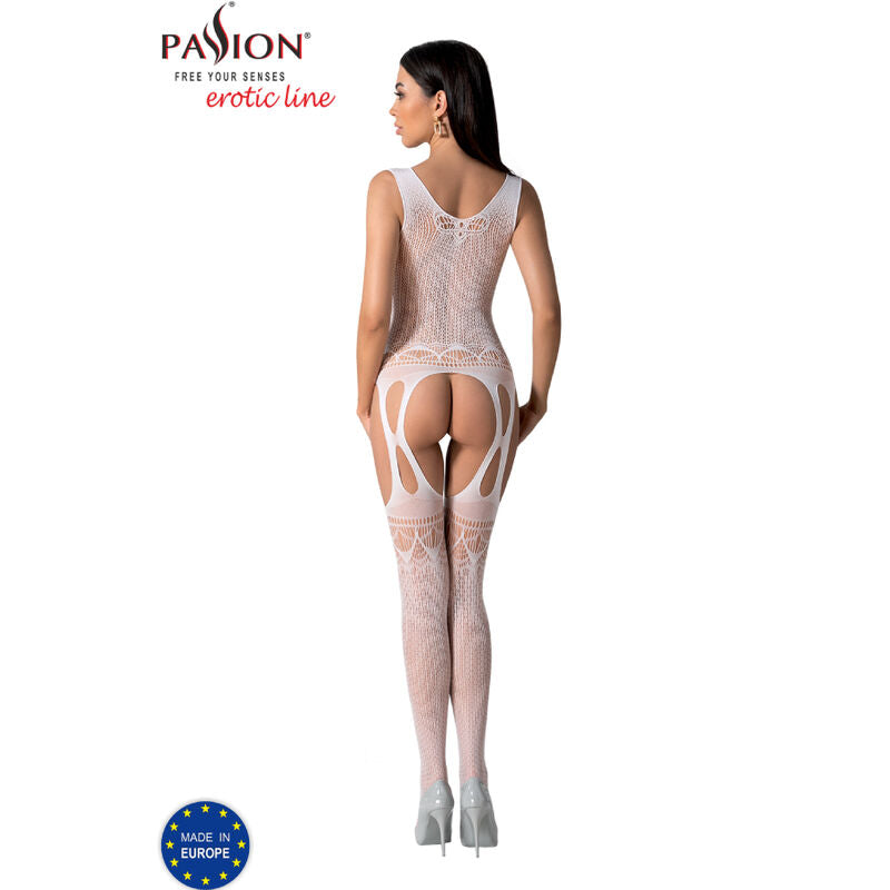 Passione - Bs099 Bodystock Negro Talla Unica