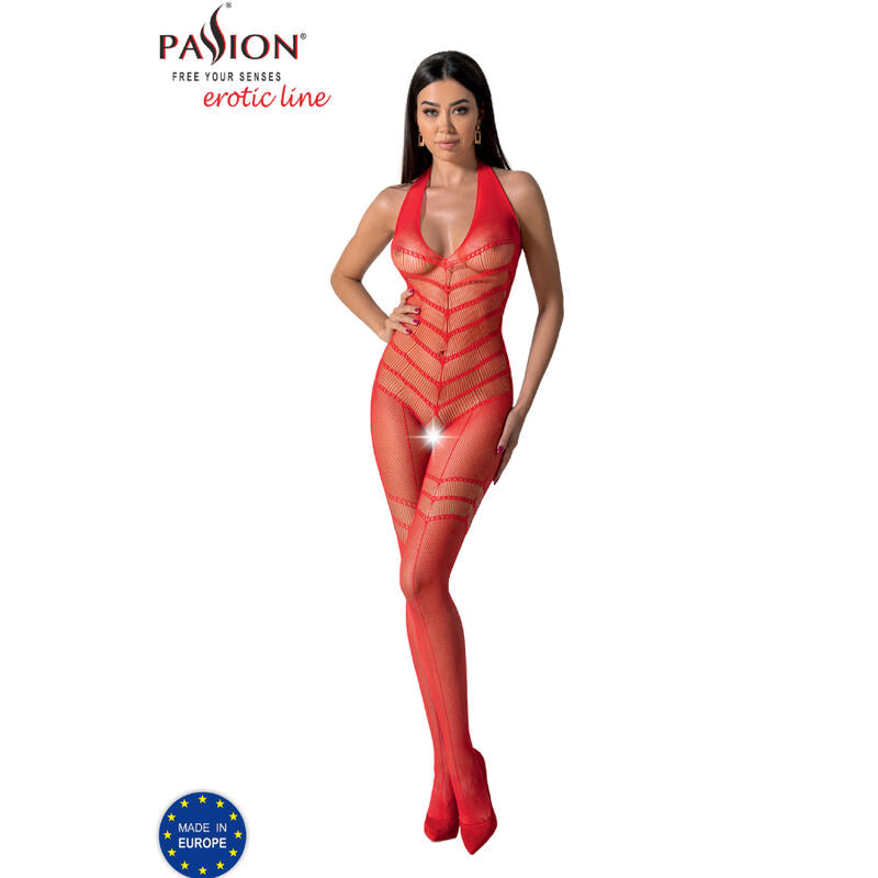 Passione - Bs100 Bodystocking Negro Talla Unica