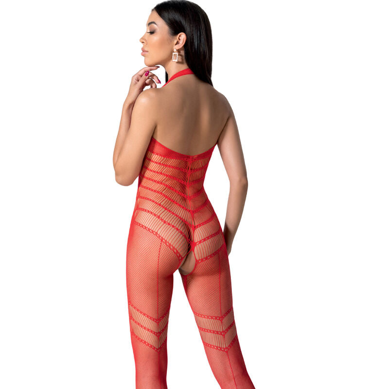 Passione - Bs100 Bodystocking Negro Talla Unica