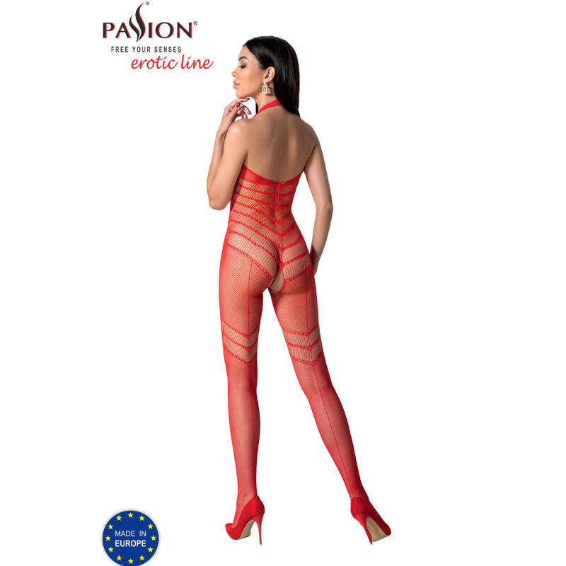 Passione - Bs100 Bodystocking Negro Talla Unica