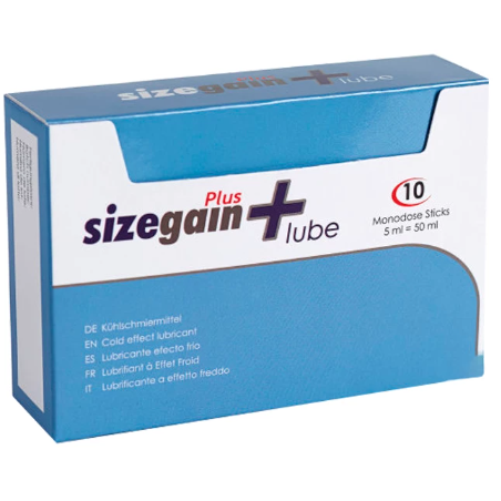 500Cosmetics SizeGain Plus Lube Effetto Freddo Body-Safe
