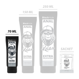 Black Hole - Gel A Base D'Acqua Dilatazione Anale 70 Ml