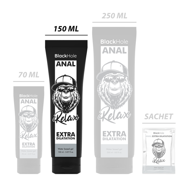 Black Hole Gel Lubrificante Intimo Premium 150ml Base Acqua - immagine 2