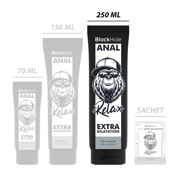 Black Hole Gel Lubrificante Base Acqua con Estratti Naturali 250ml - immagine 2