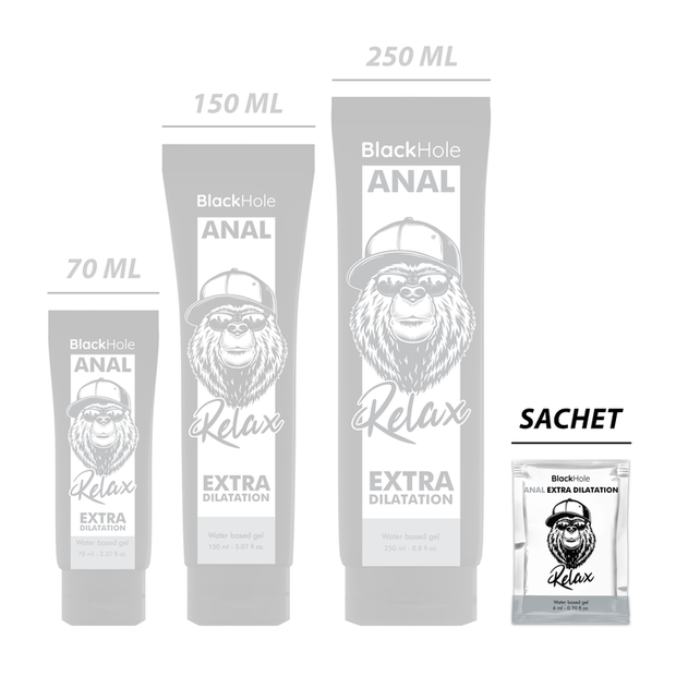 Black Hole Gel Lubrificante Base Acqua Monodose 6ml Premium - immagine 2
