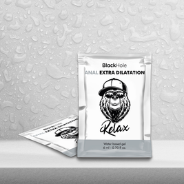 Black Hole - Gel A Base D'Acqua Extra Dilatazione 6 Ml Monodose